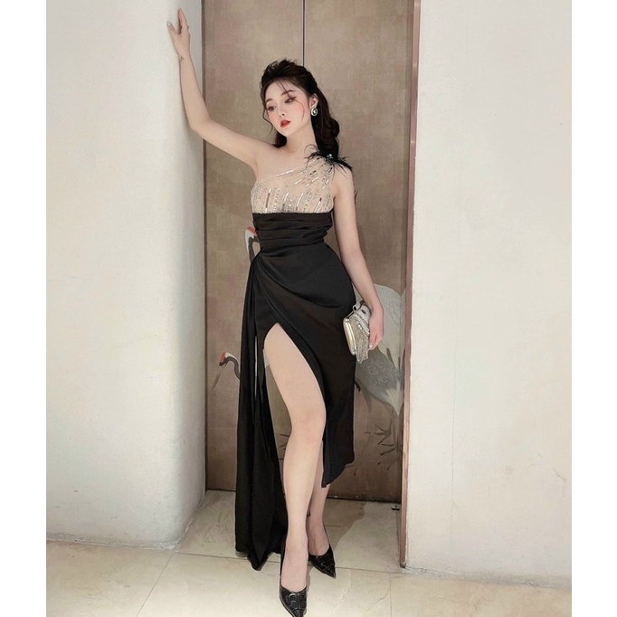 ĐẦM BODY PHỐI LÔNG ĐÍNH Đ.á full size S/M/L/Xl ( ảnh và video do chủ shop tự chụp)