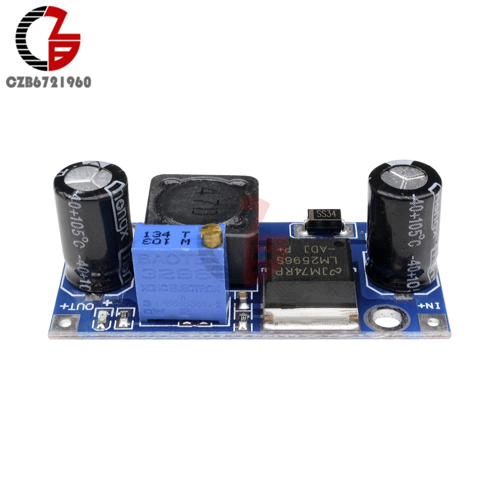 LM2596 DC-DC Buck Converter 5V 12V 24V Step Down Power Supply Transformer Voltage Regulaotor Converter 4-35V to 1.23V-30V