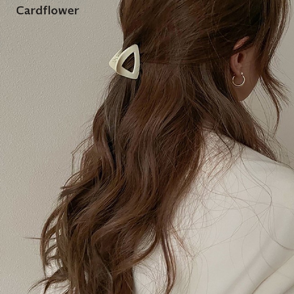 &lt; Cardflower &gt; Kẹp Tóc Đuôi Ngựa Nhỏ Hình Tam Giác Mới Bán Chạy