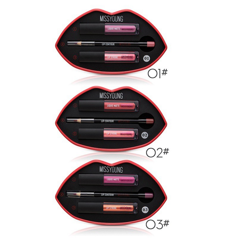 (Hàng Mới Về) Set Chì Kẻ Viền Môi Bioaqua Kháng Nước Lâu Trôi | BigBuy360 - bigbuy360.vn