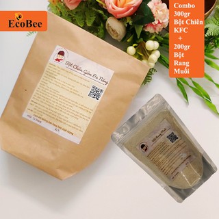 COMBO 300gr Bột Chiên Gà KFC + 200gr Bột Rang Muối Ecobee - Làm Rang Muối Gà, Vịt, Ếch