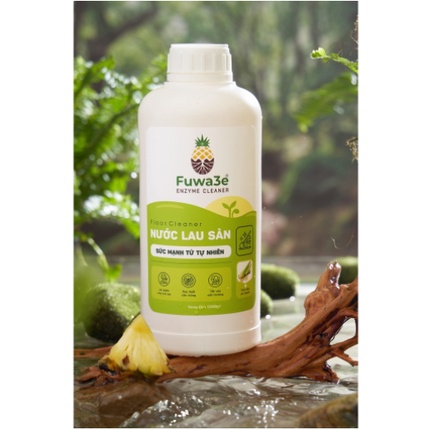 Nước lau sàn Fuwa3e hữu cơ organic sả chanh khử mùi đuổi muỗi kiến diệt nấm mốc 1.5 Lít