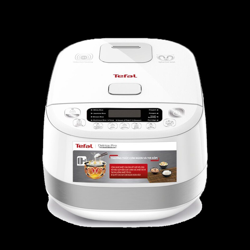 Nồi cơm điện tử nắp gài cao tần IH 1.5L Tefal RK808168 1200W - Hàng chính hãng