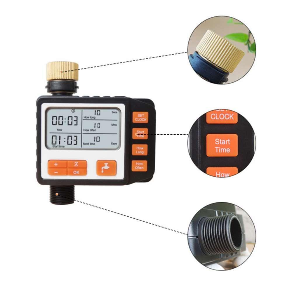 Đồng Hồ Hẹn Giờ Tưới Nước Tự Động Màn Hình LCD