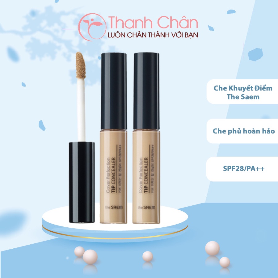 Che Khuyết Điểm The Saem The Saem Cover Perfection Tip Concealer 6.5g