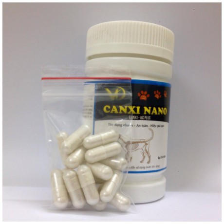 Canxi nano cho chó mèo [hộp nguyên] 150 viên