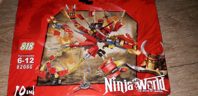 Bộ lắp ráp Lego Ninjago Word Rồng có trên 200 chi tiết MS82080