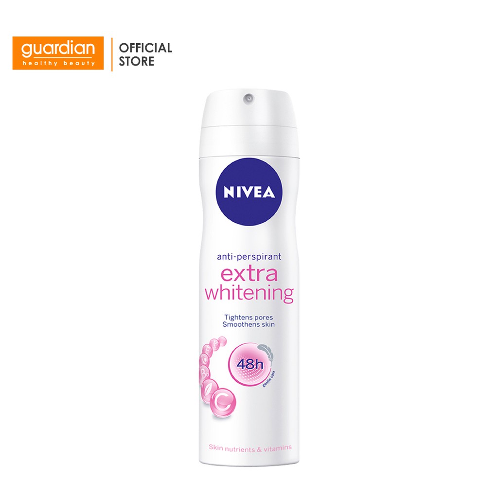 Xịt ngăn mùi nữ Nivea trắng mịn mờ vết thâm 150ml