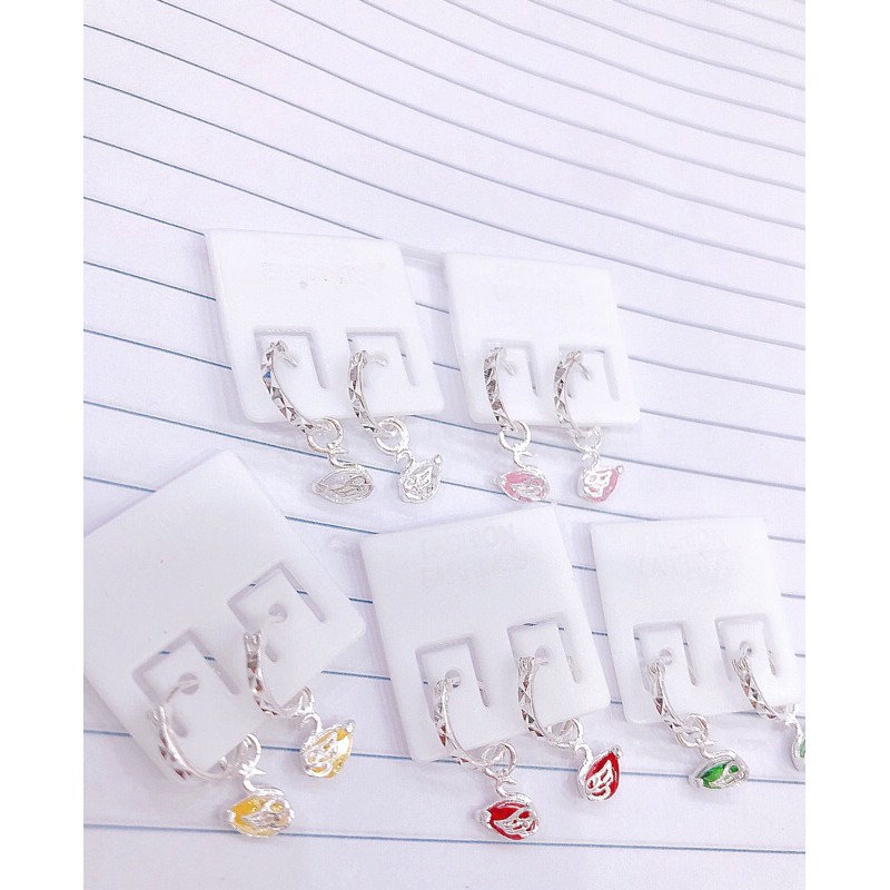 Khuyên tai Nmj mèo Kitty thiên nga