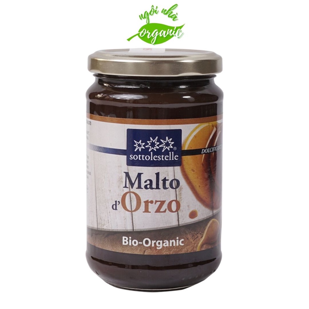 Mạch nha lúa mạch hữu cơ 400g Sottolestelle Organic Malt Barley Syrup
