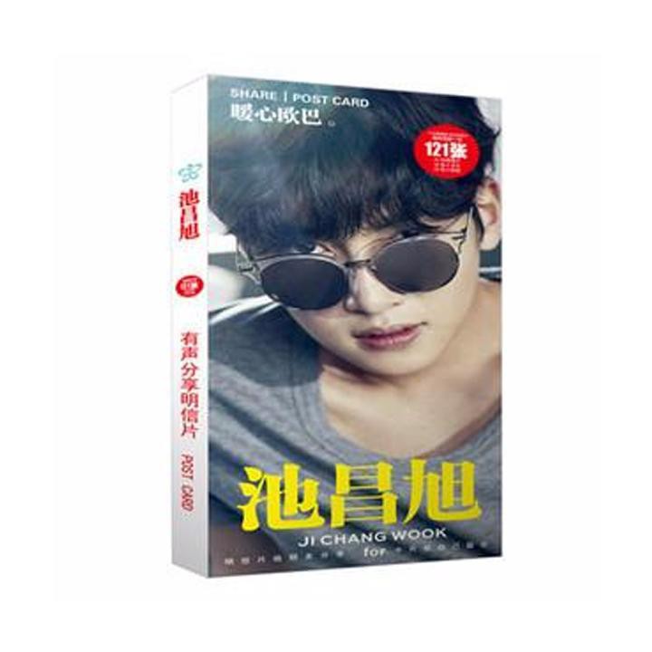 Postcard Ji Chang Wook 121 ảnh hộp ảnh bộ ảnh có ảnh dán sticker lomo bưu thiếp