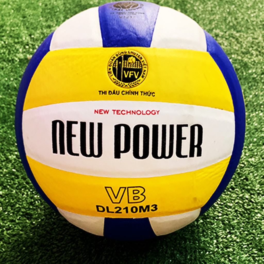Banh bóng chuyền Động Lực New Power DL210M3 - Quả banh bóng chuyền tốt dùng trong thi đấu cho nam nữ chính hãng