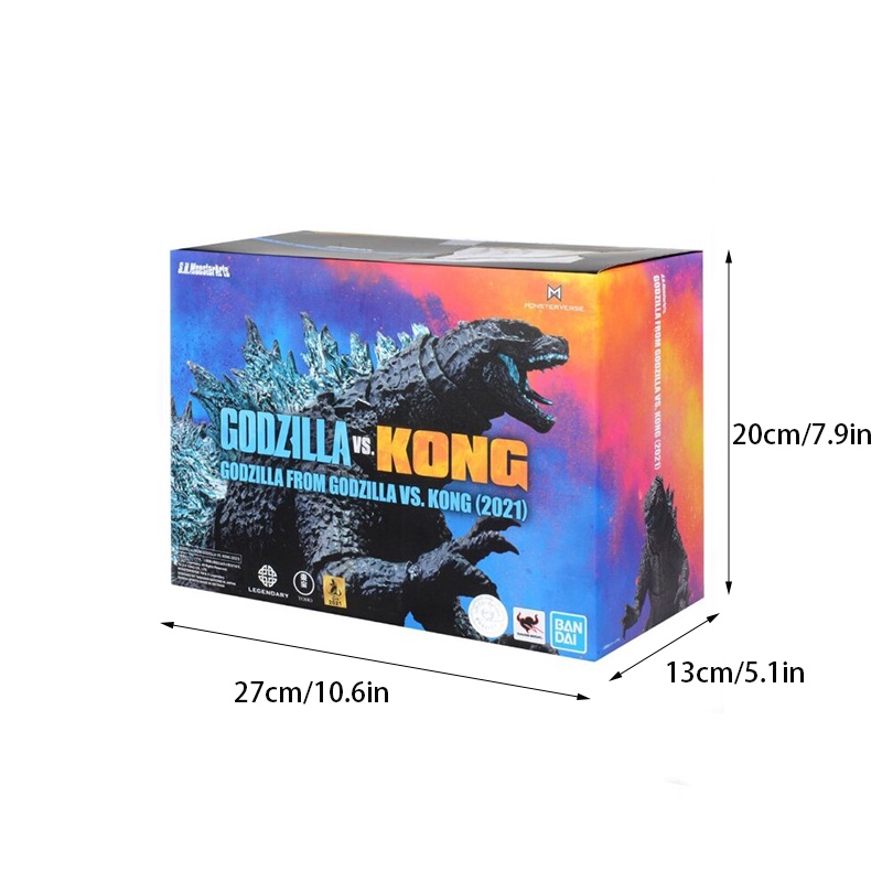 King Kong VS Godzilla S.H. MonsterArts Action Figure Figure Decorative Collectible Toy