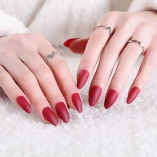 Móng tay giả gồm 24 móng kèm keo mẫu ngắn