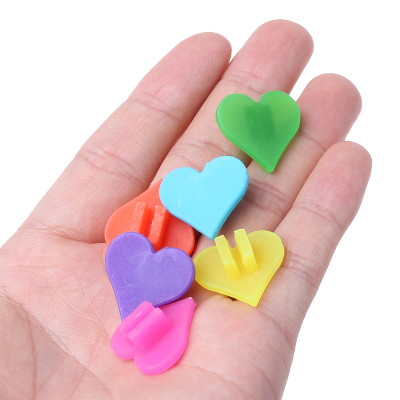 1 Túi Phụ Kiện Trang Trí Bánh Xe Đạp Cho Bé Hình Trái Tim Nhiều Màu Sắc Dễ Thương