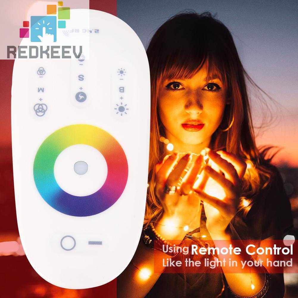 Bộ Điều Khiển Từ Xa Không Dây Màn Hình Cảm Ứng Led Rgb Redkeev 2.4g