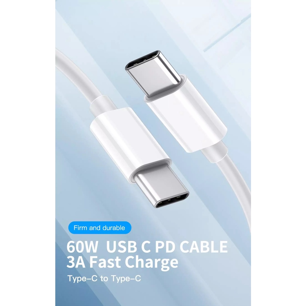 Cáp Sạc Nhanh KUULAA Đầu Type-C sang Type-C (PD 65W)