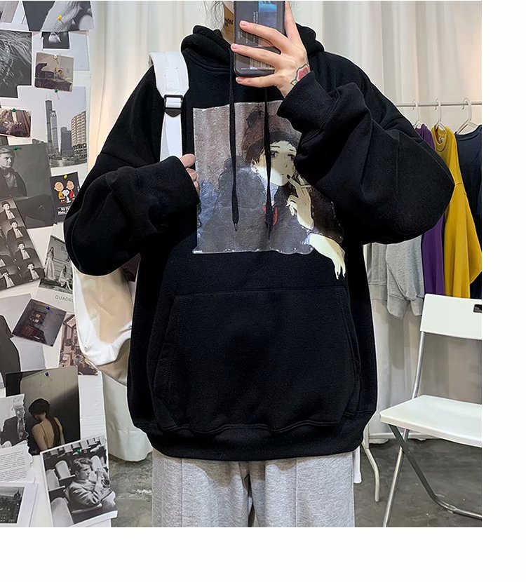 Áo Hoodie Cổ Thuyền Dáng Rộng Thời Trang Cho Nam | BigBuy360 - bigbuy360.vn