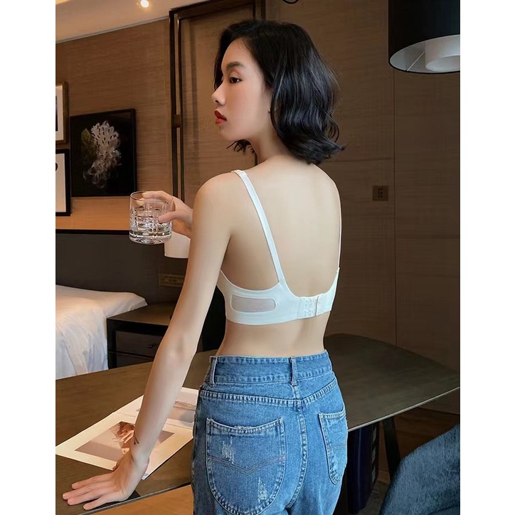 Áo lót ngực nữ vải su chữ V cao cấp, thiết kế đơn giản, trẻ trung, dễ phối đồ (MS 04078) Anna Shop