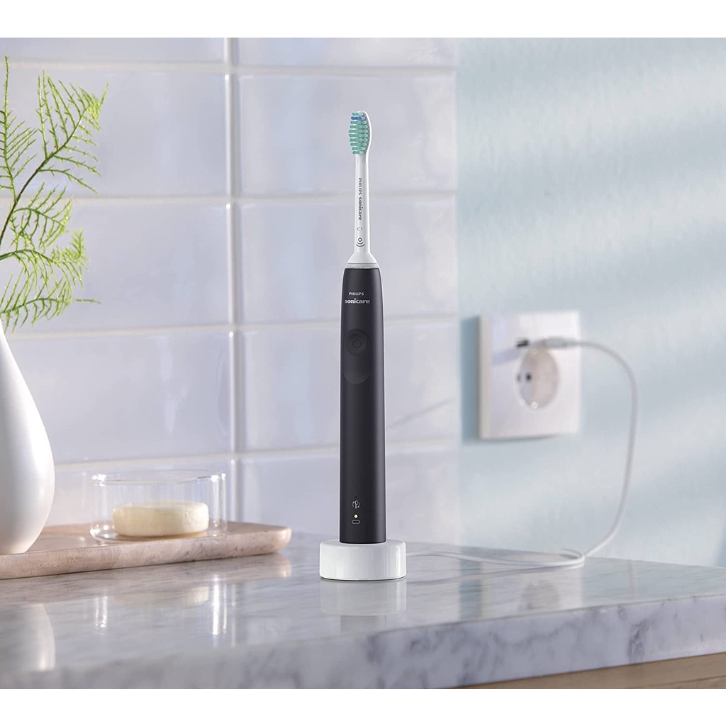 Bàn chải điện Philips HX3673 series 3100 kèm hộp đựng mang đi du lịch, hàng Đức