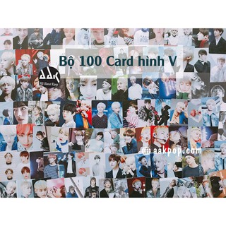 [V] Bộ 100 card hình V (Tặng kèm sổ card)