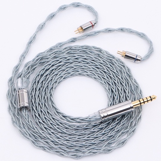 Xinhs Dây Cáp Tai Nghe Graphene 8 Sợi Đồng Mạ Bạc Cho SE846 ZSN UE ES10