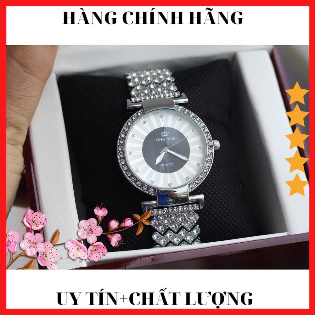 [ HÀNG CAO CẤP ] Đồng hồ nữ KING TIME FULL Kim Cương - Mặt To Size Lớn Nổi Bật | BigBuy360 - bigbuy360.vn