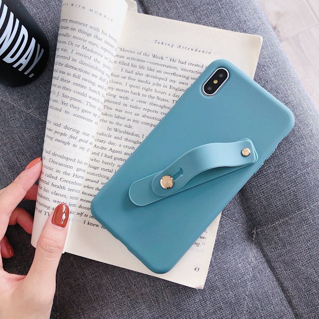 Dây Xỏ Tay Bằng Silicon Màu Kẹo Dễ Thương Cho Điện Thoại for  iPhone &amp; Android