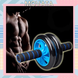 Con lăn tập bụng Movata dụng cụ thể dục 2 bánh AB tặng kèm thảm lót gối BX02