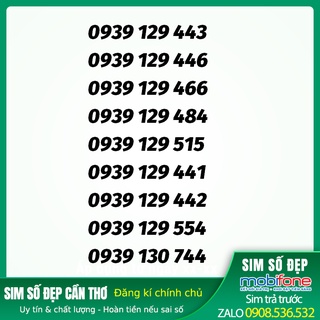 Sim số đẹp trả trước mạng mobifone dễ nhớ