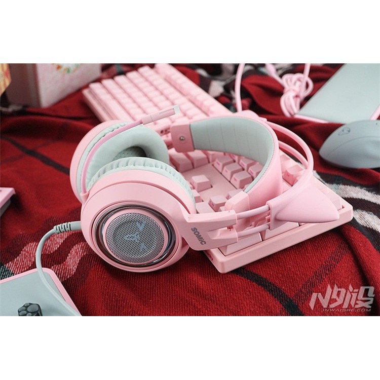 Tai nghe SOMIC G951S PINK chính hãng - Mới 100%, Bảo hành 12 tháng