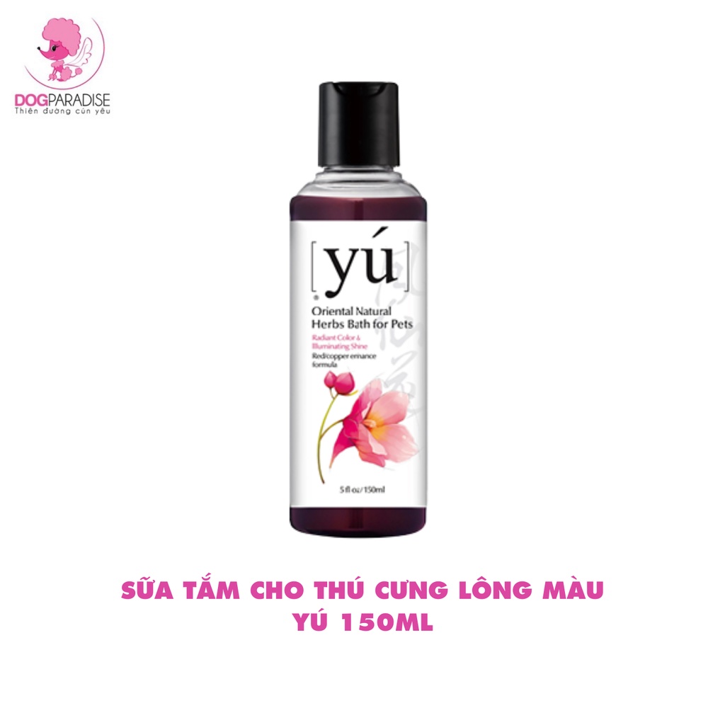 Sữa tắm cho thú cưng lông màu Yú 150ml - Dog Paradise