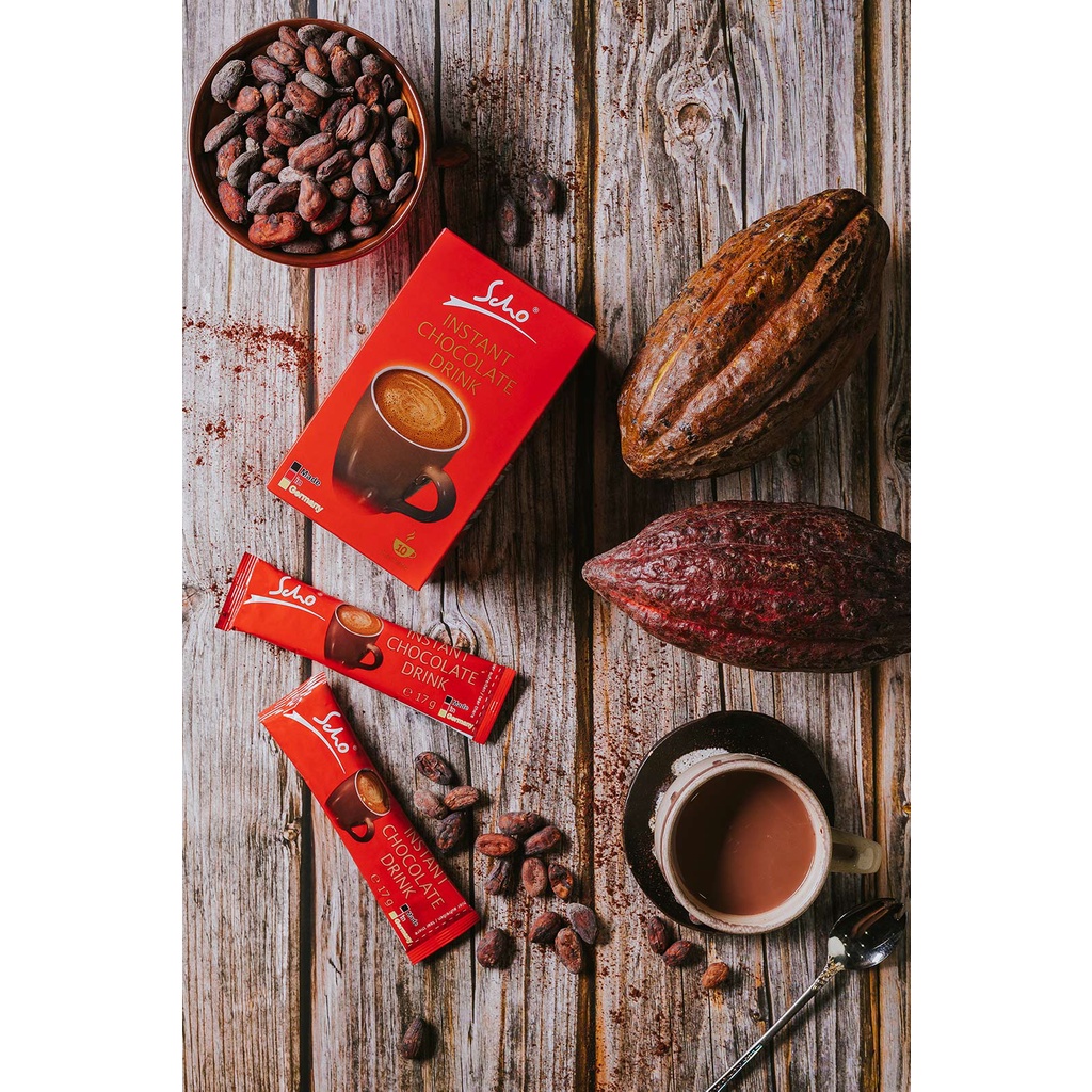 Bột Pha Cacao Hòa Tan Uống Liền SCHO SCHOKOCROWN Hàng Đức Thơm Ngon Dinh Dưỡng (Hàng Nguyên Chất Cao Cấp)