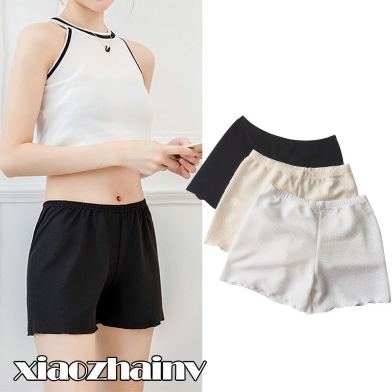 Quần An Toàn Mặc Trong Váy Xiaozhainv Màu Trơn Co Giãn Thoải Mái Thời Trang Cho Nữ | BigBuy360 - bigbuy360.vn