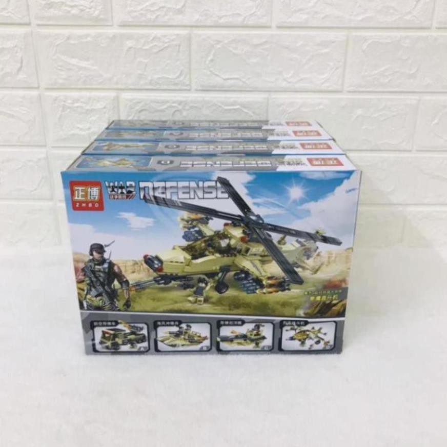 LEGO GHÉP HÌNH XE CHIẾN ĐẤU- bộ 4 xe chiến đấu từ 156 - 189 chi tiết 1/4 sản phẩm