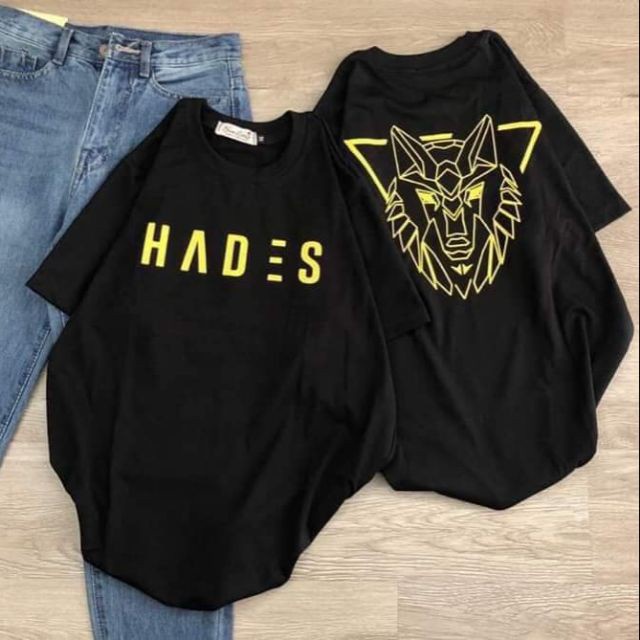 Áo SÓI HADE.SPhông thụng tay lỡ in hình sói vàngform unisex dánh cho cả nam và nữchất cotton mềm mịn