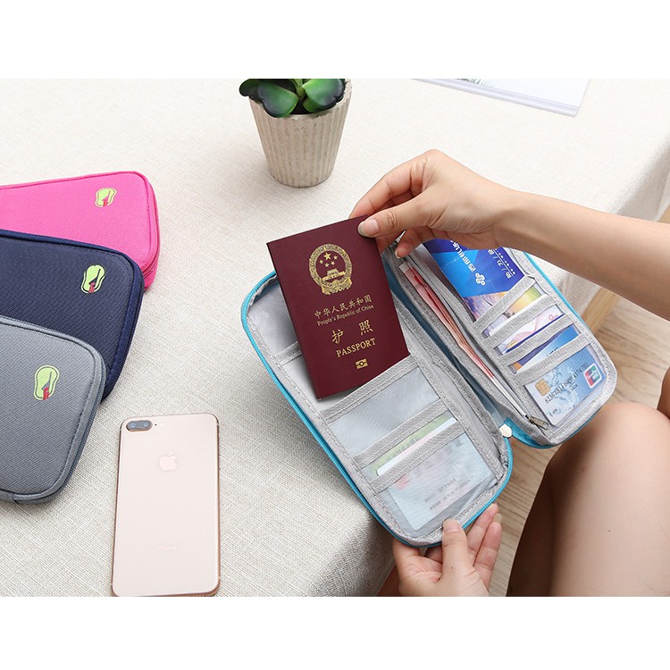 Ví đựng đồ 💓FREESHIP💓  Ví đựng passport và giấy tờ khác khi đi du lịch nhỏ gọn tiện lợi  3385