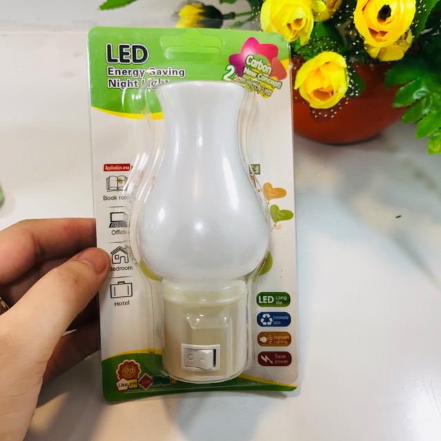Đèn ngủ công tắc mẫu đèn dầu