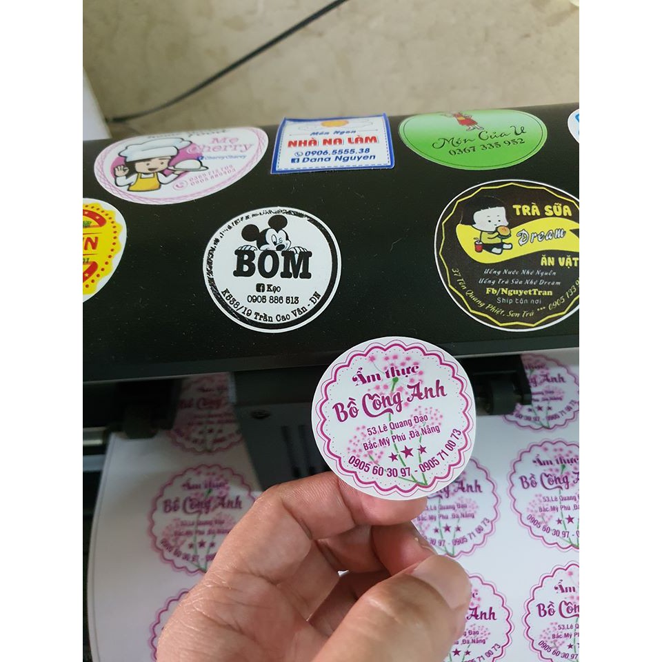 Giấy dán sticker giá rẻ ở Đà Nẵng