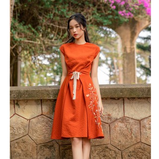 OLV - Đầm Fire Embroidered Dress