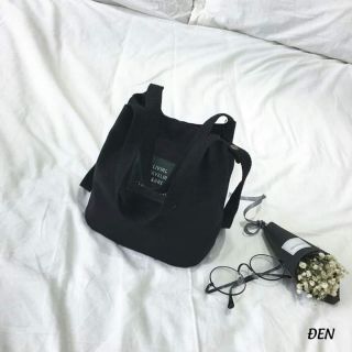 Túi tote mini living traveling phong cách
