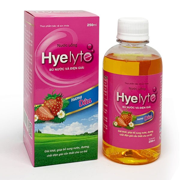 Combo 5 chai Hyelyte – Nước bù điện giải bổ sung nước, điện giải cho trẻ em (chai 250ml)