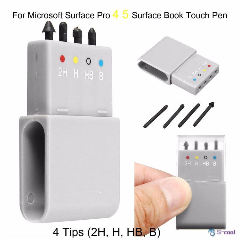 4 Tips Replacement Stylus Pen Nib Tip Kit for Microsoft Surface Pro 2H H HB B