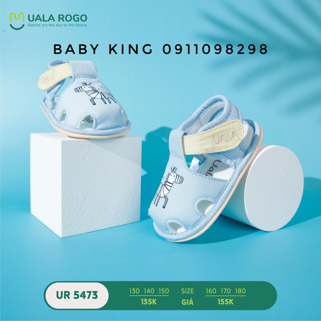 UR 5473. Dép tập đi chuẩn y khoa đế cao su non chống trơn trượt siêu mềm nhẹ Zebra