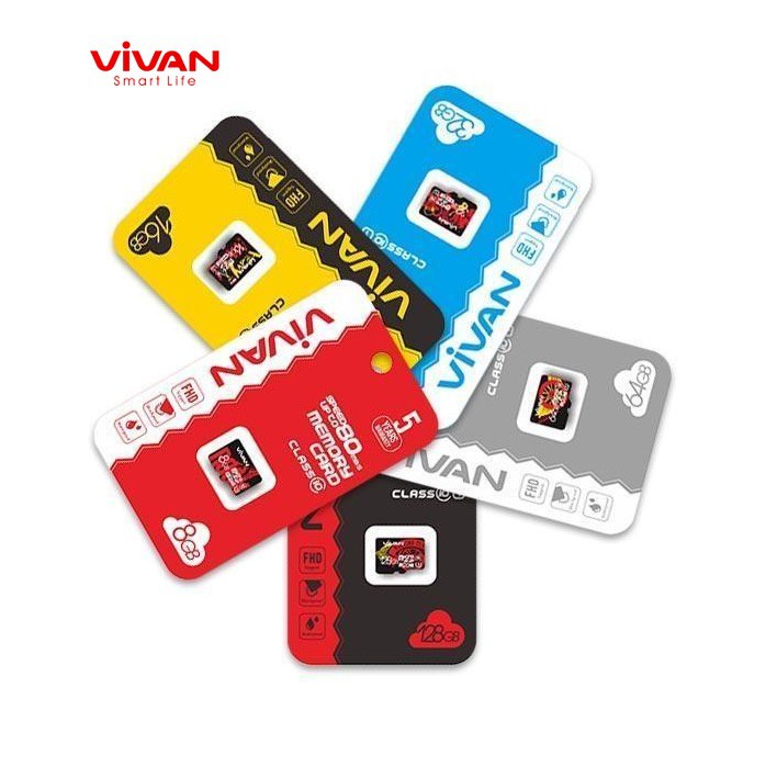 Thẻ Nhớ Micro Sd Vivan V64U10 64gb Class 10 Tf 10mb / S 2