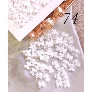 charm nơ nhựa đính móng tay