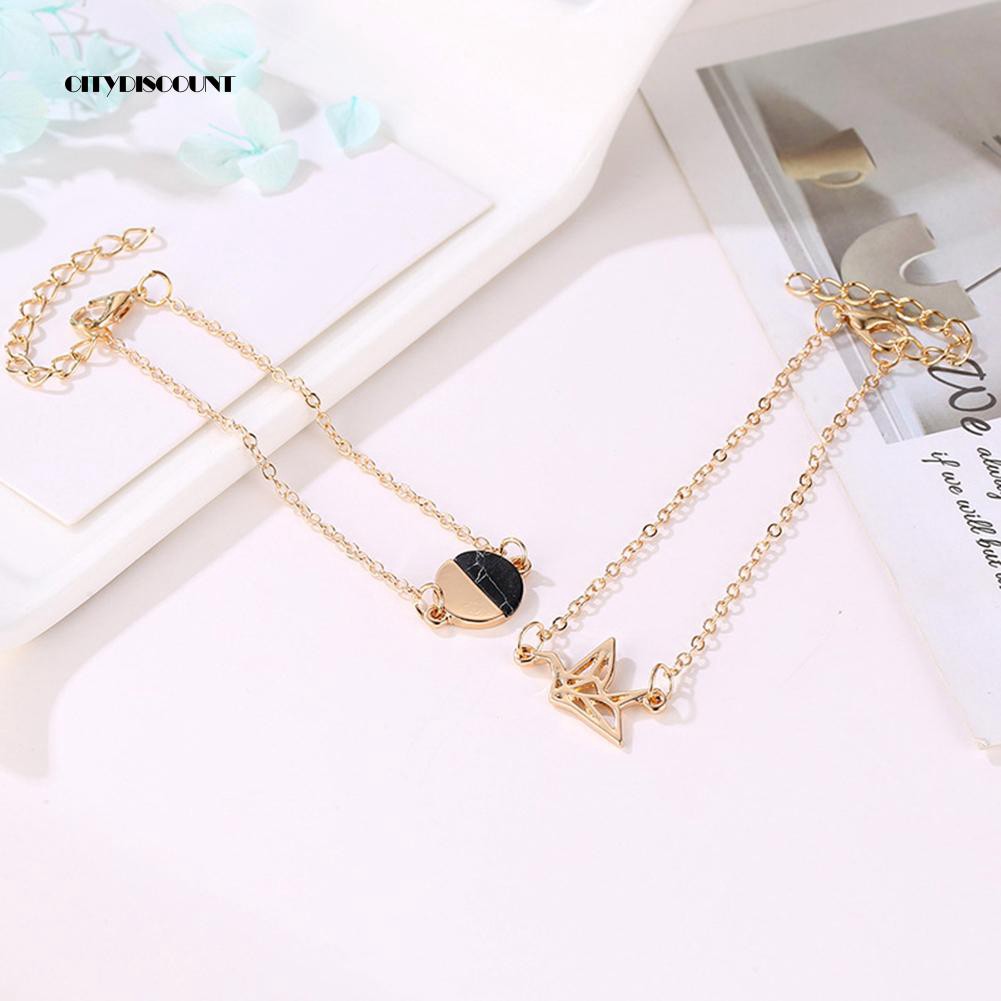 Bộ 2 vòng tay hợp kim đính trang trí nhiều kiểu dáng | BigBuy360 - bigbuy360.vn