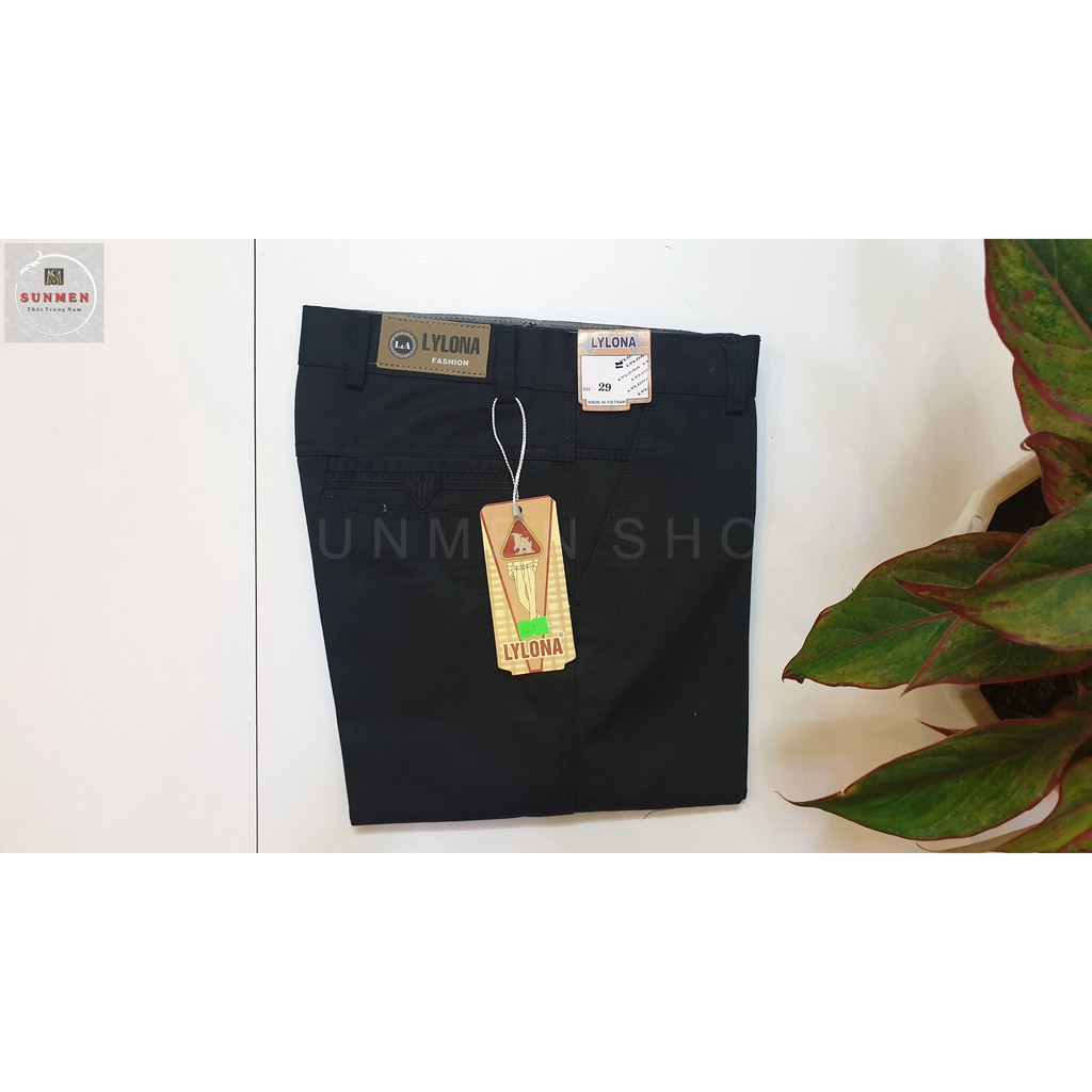 [HCM]Quần Dài Kaki Nam Trung Niên Chất Dày Form Rộng Ống Suông Dành Cho Công Sở Thanh Lịch SUNMEN Size Từ 28 - 35