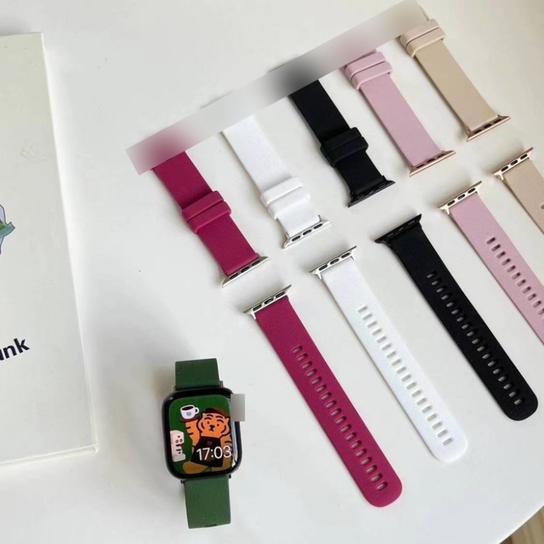 Dây Đeo Đồng Hồ 2022 Bằng Silicon Chuyên Dụng Cho Apple Watch 49mm 45mm 41mm 44mm 40mm 38mm 42mm 44 42 38 40 45 mm i-Watch serie ultra 8 3 4 5 6 se 7