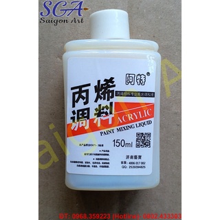 Dung môi pha loãng màu Acrylic Paint Mixing Liquid chai 150ml